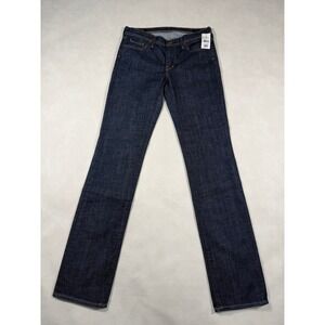 New Citizens of Humanity Elson High Rise Straight Leg Dark Wash Jeans Size 28